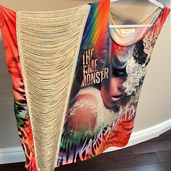 Contemporary blouse neon Color - Picture 2 of 3